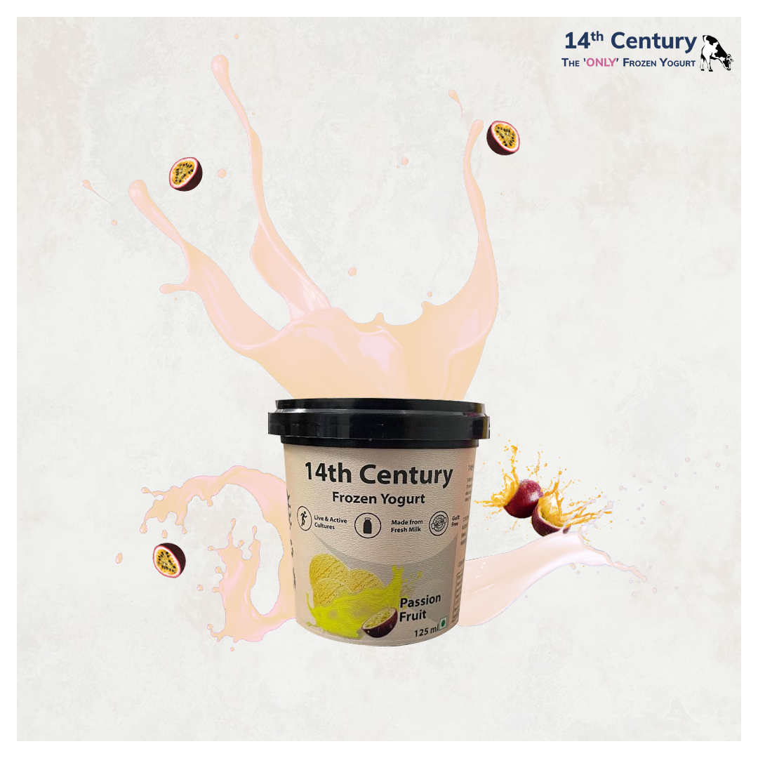 Passion Fruit Frozen Yogurt Cup
