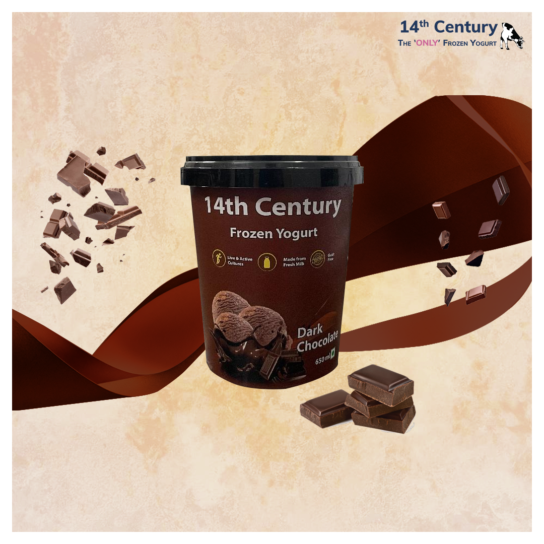 Dark Chocolate Frozen Yogurt Tub