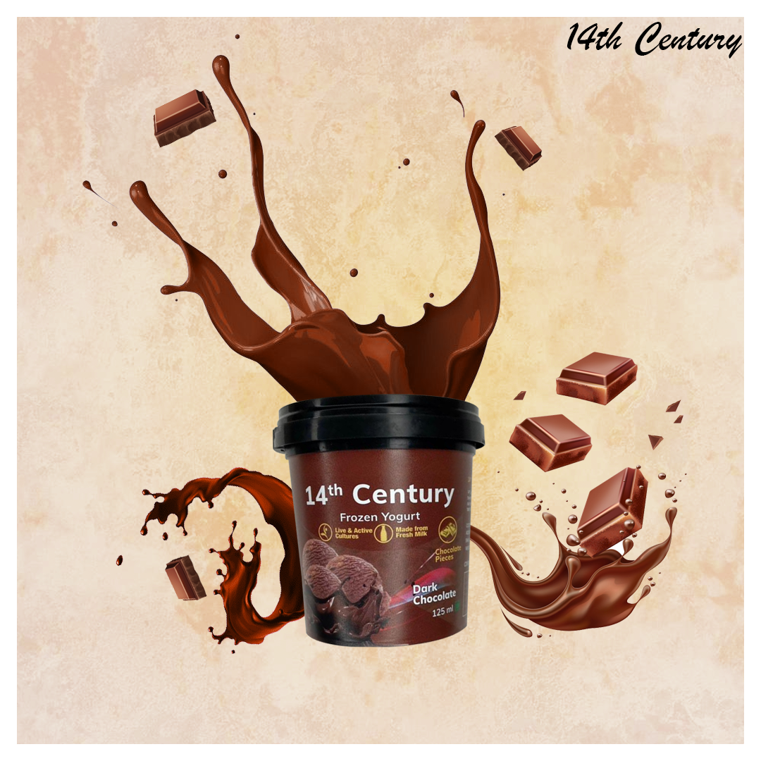 Dark Chocolate Frozen Yogurt Cup