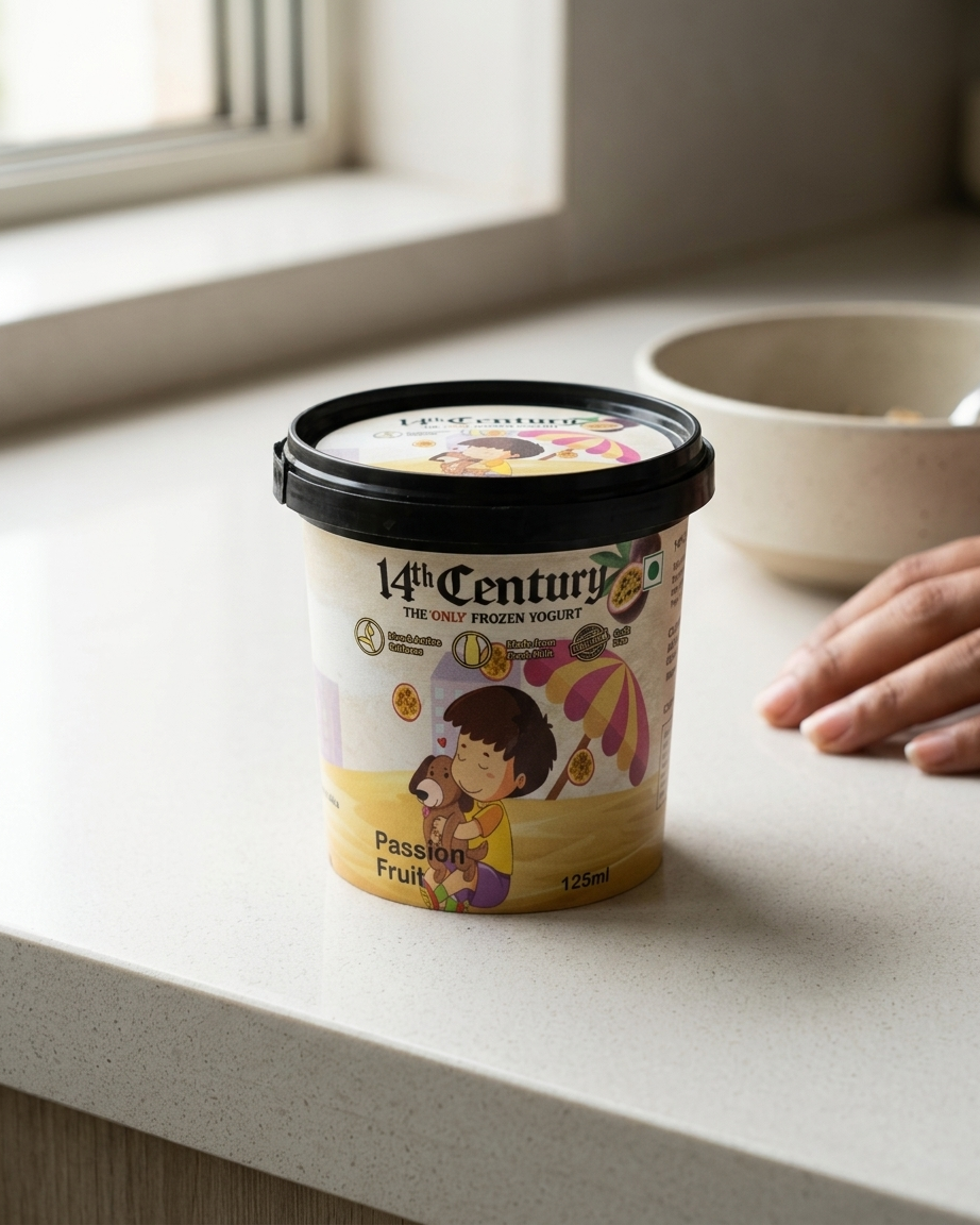 Passion Fruit Frozen Yogurt Tub