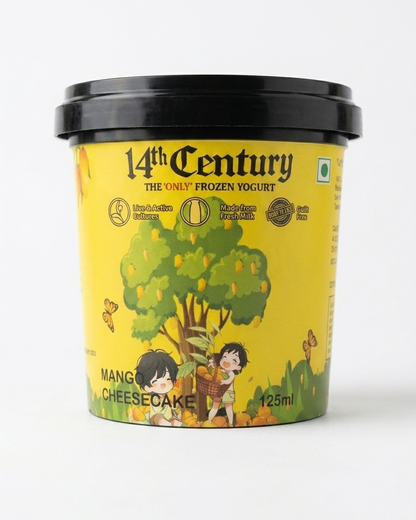 Mango Cheesecake Frozen Yogurt Cup