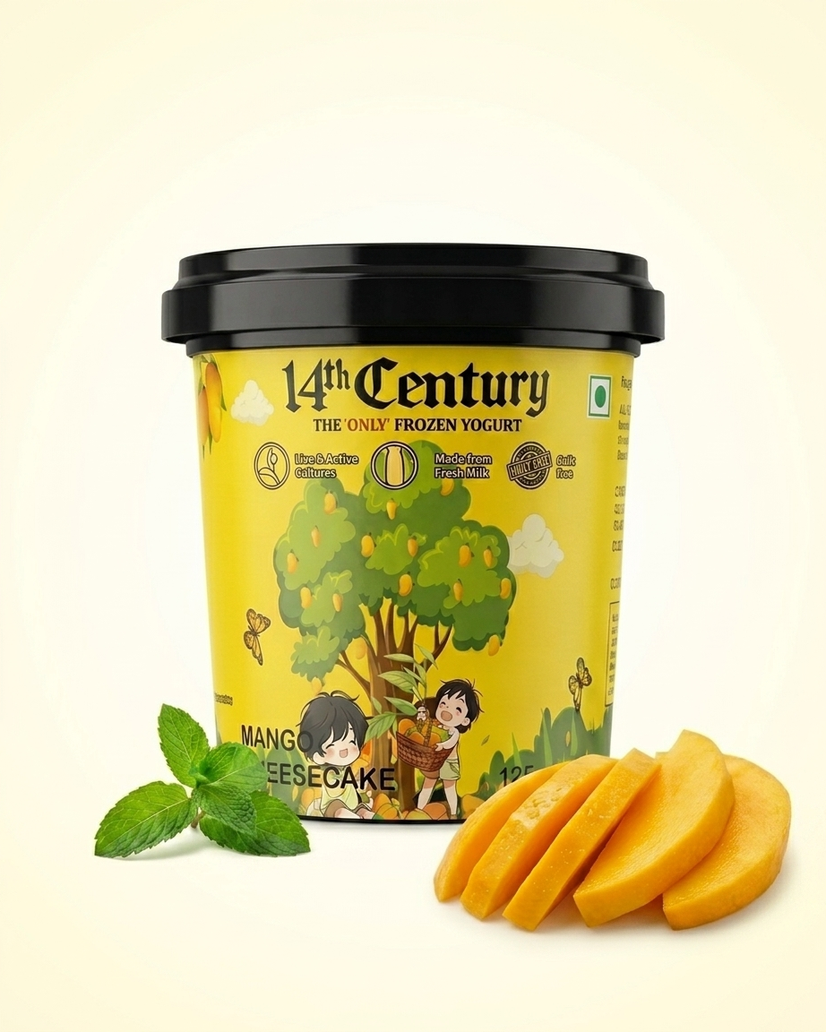 Mango Cheesecake Frozen Yogurt Tub