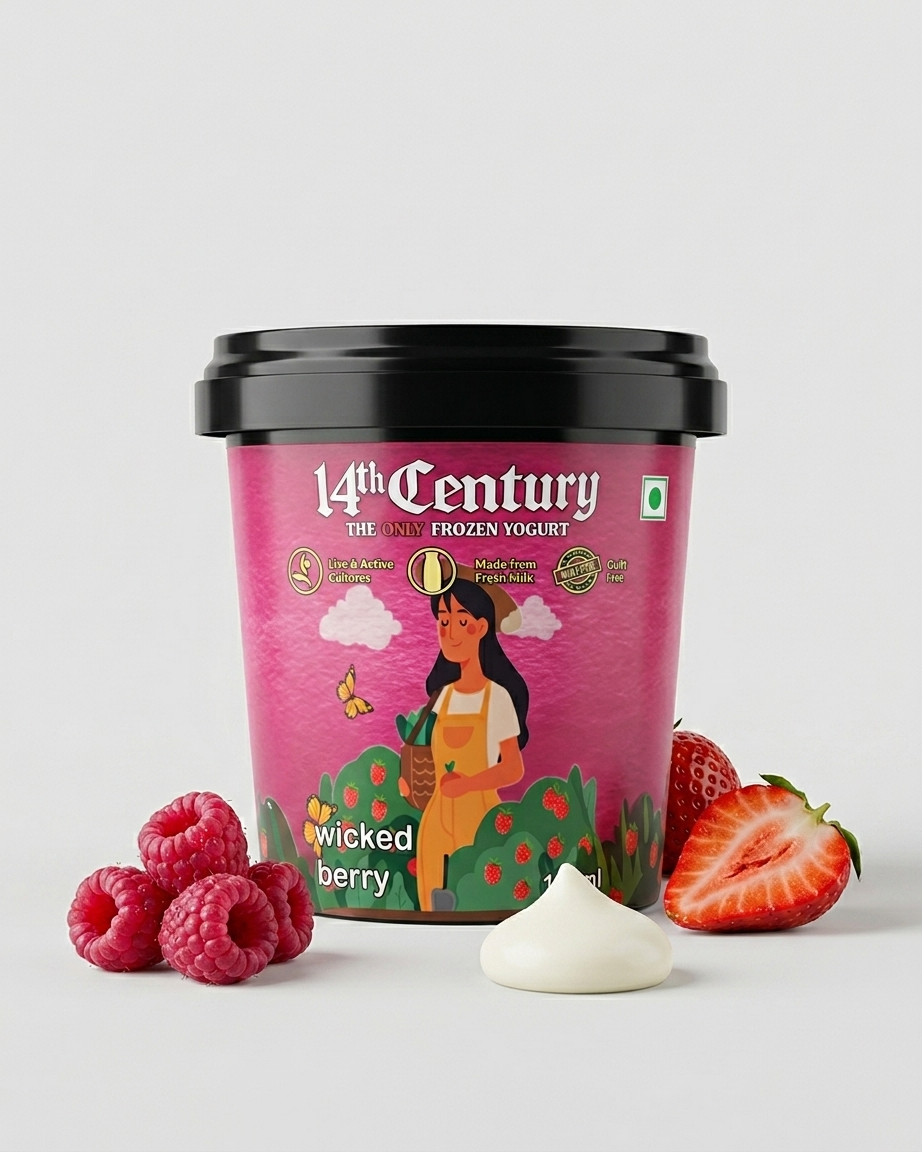 Wicked Berry Frozen Yogurt Cup
