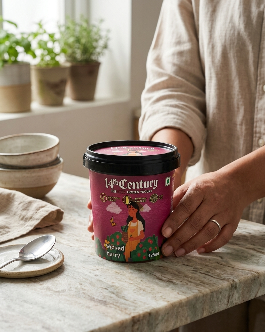 Wicked Berry Frozen Yogurt Cup